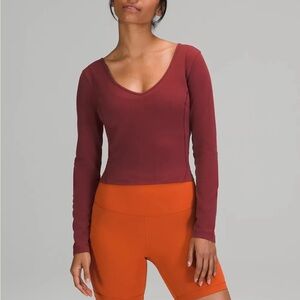 NWOT lululemon Align Long Sleeve Shirt